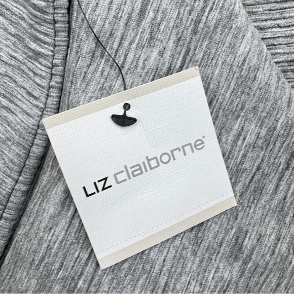 Liz Claiborne Heather Gray Knit Top Women’s Size XXL - Picture 4 of 14